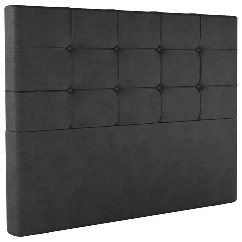 Cabeceira Queen 158 Cm Berlin Veludo Preto Soon Preto