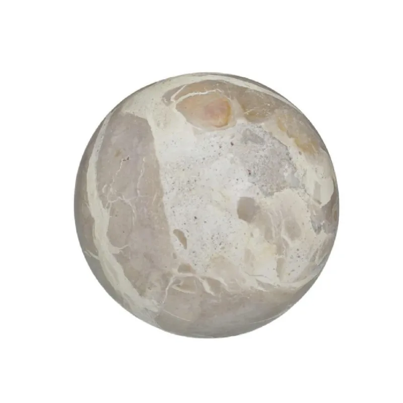 Escultura esfera decorativa em marmore 10CM