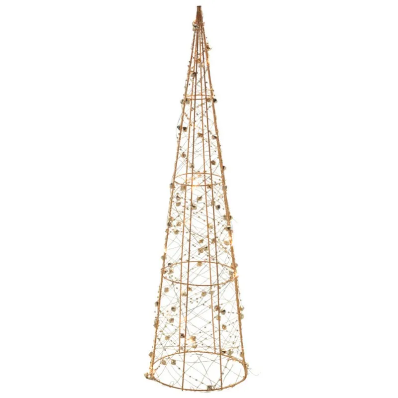 Árvore de Natal C/ LED 14x50cm em Metal Mabruk