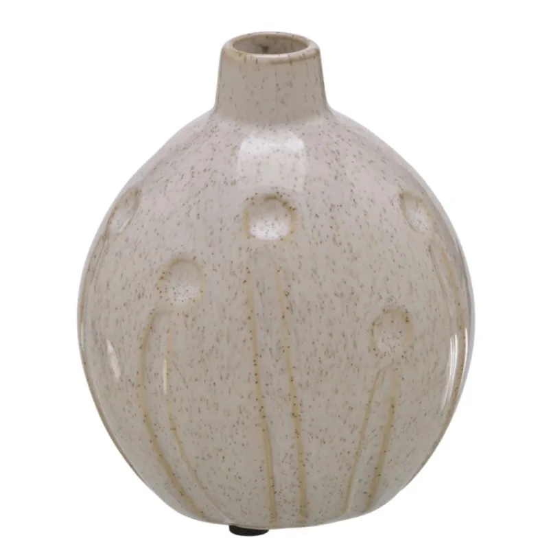 Vaso Decorativo 12x11cm em Cerâmica Mabruk