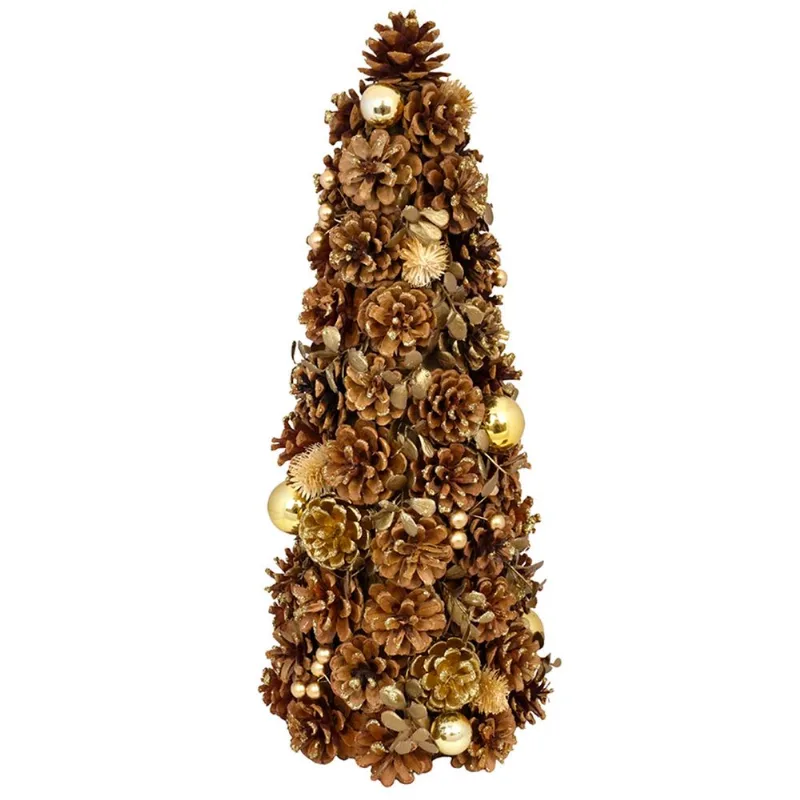 Árvore Natalina Decorativa 51cm em Fibra Mabruk