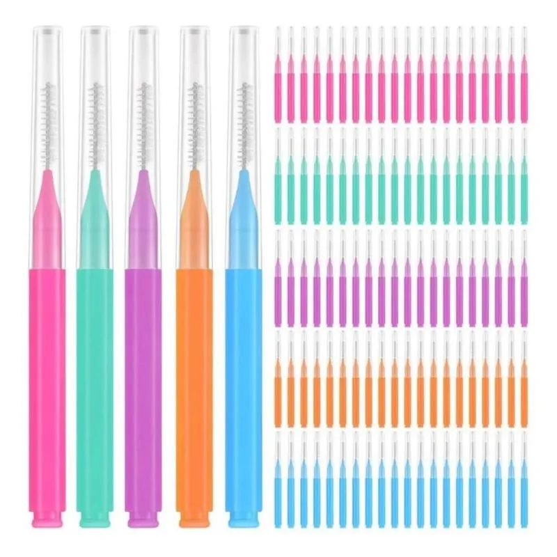 Escova Interdental Dental Picks Limpeza De Aparelho - 10un