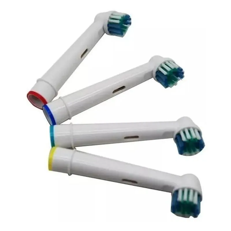 Kit Com 4 Refil Compatível Escova Elétrica Oral B Braun Cor