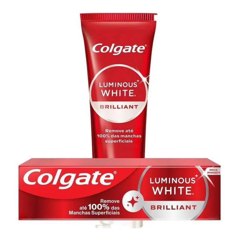 Creme Dental Clareador Colgate Luminous White Brilliant 70g