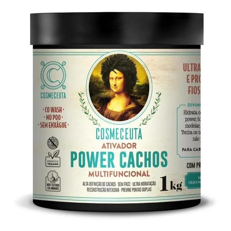Creme Multifuncional Power Cachos 1 Kilo Cosmeceuta.