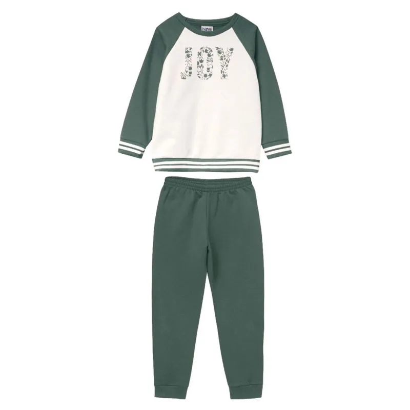 Conjunto Moletom Nanai Infantil Menina Inverno Estampa Frontal 1/3 - 6000027-VERDE BAMBU-1