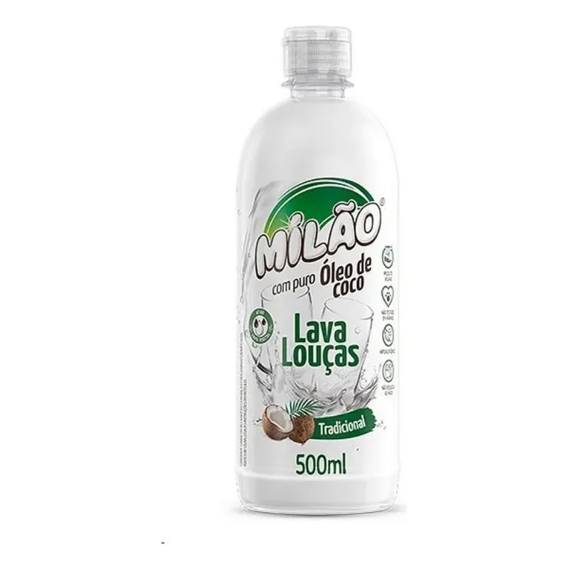 Lava Louças De Coco Tradicional Milão 500ml