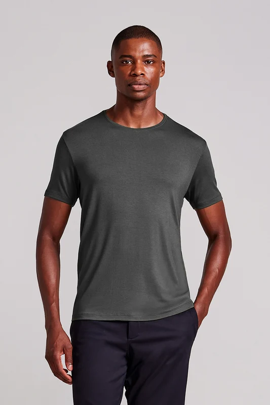 Camiseta Hitech Slim Fit - Cinza SXGG