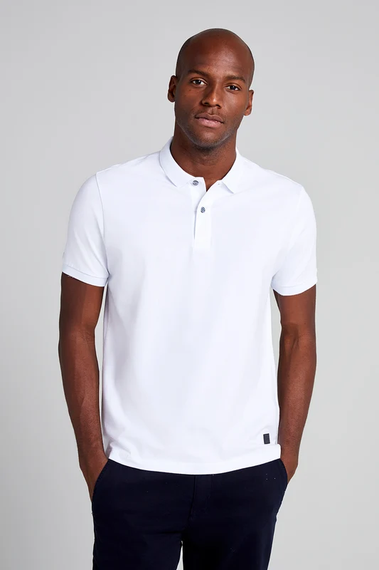 Camisa Polo Supreme Cotton Comfort - Branco SGG