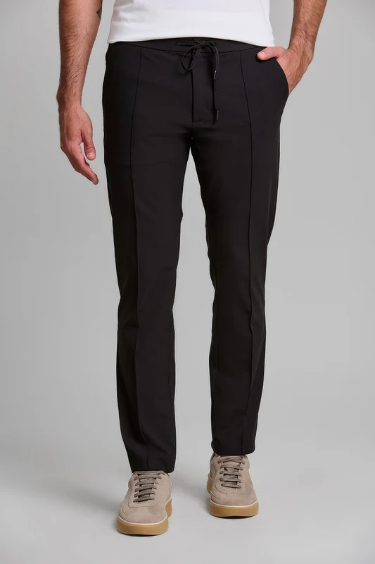 Calça Alfaiataria Hitech Slim Fit - Preto 38