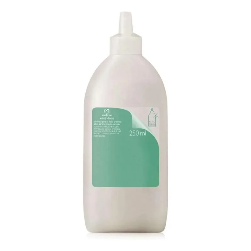 Refil Sabonete Liquido Para As Mãos Erva Doce Natura - 250ml