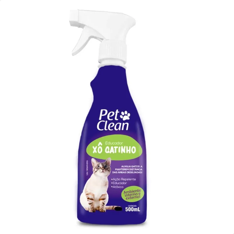 Repelente Inibidor Educador Gato Xô Gatinho Petclean 500ml