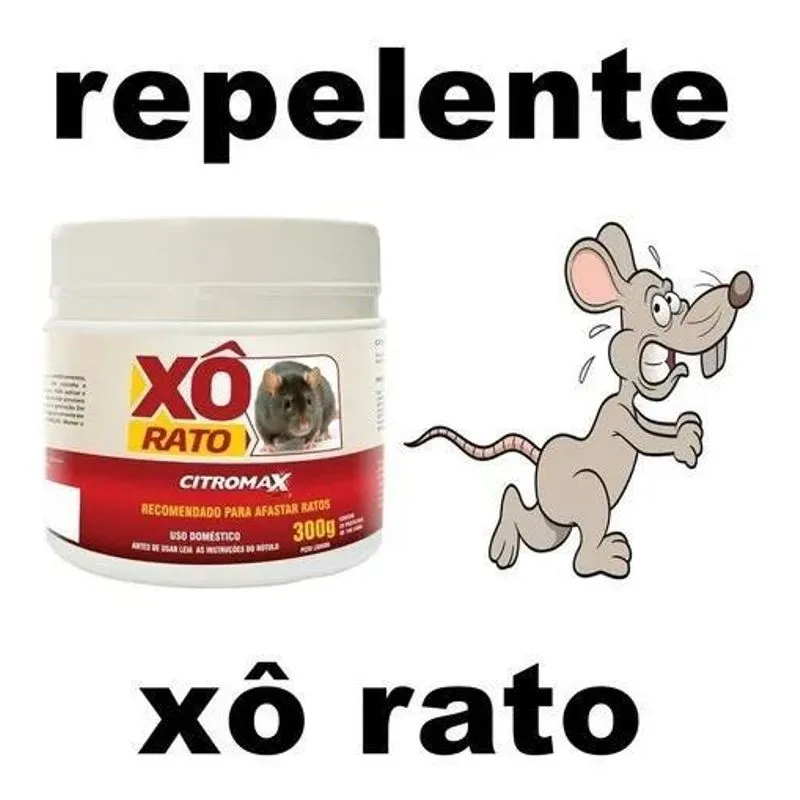 Afasta E Repele Ratos E Roedores Citromax Pastilhas Atóxicas