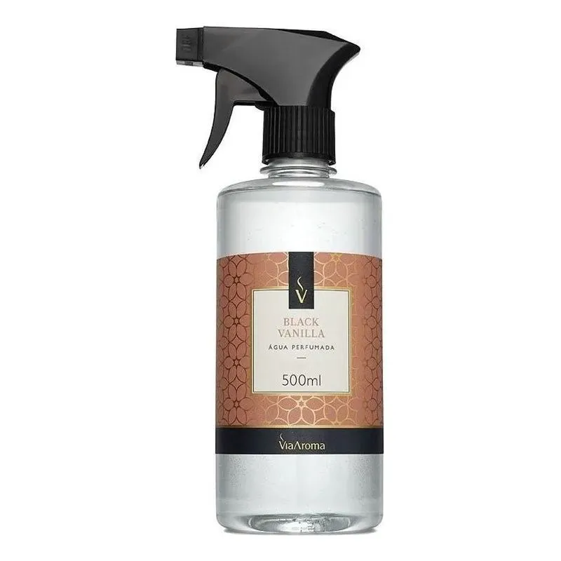 Agua Perfumada Roupas E Tecidos Black Vanilla 500ml