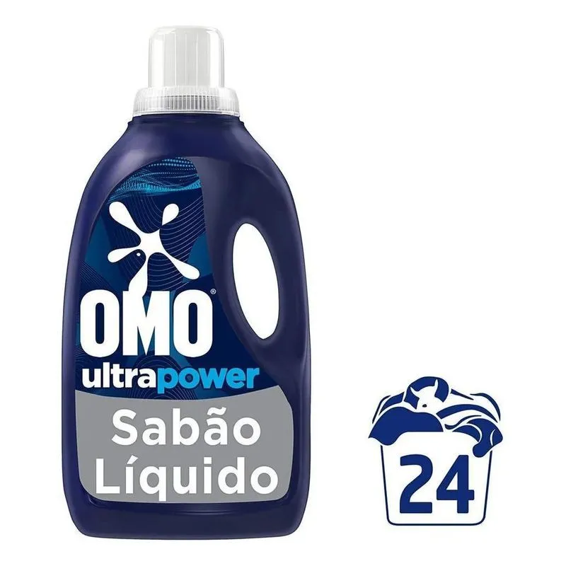Lava-roupas Líquido Omo Ultra Power 1,8l