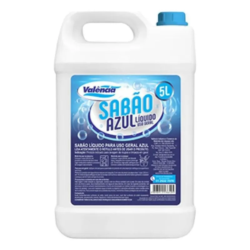 Sabão Líquido Valencia Sabão Liquido Azul Líquido Azul Galão
