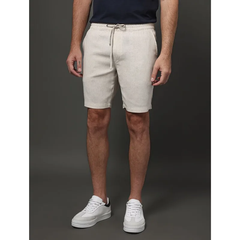 Bermuda Masculina Elástico Calvin Klein - Off White Bermuda Masculina Elástico Calvin Klein Off White 40