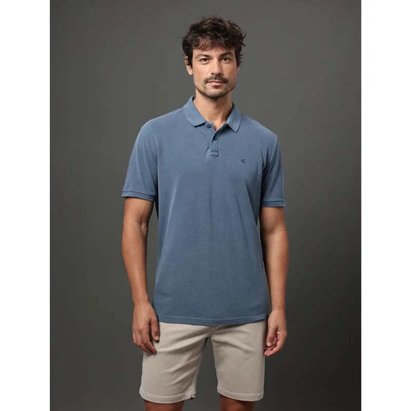 Bermuda Masculina Color Moletom Calvin Klein Jeans - Caqui Claro Bermuda Masculina Color Moletom Calvin Klein Jeans Caqui Claro 38