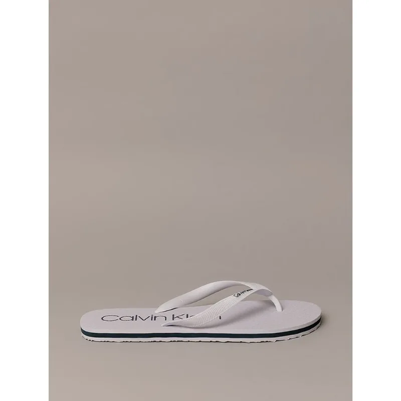 Chinelo Swim Calvin Klein - Branco Chinelo Swim Calvin Klein Branco 43/44