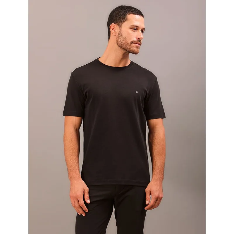 Camiseta Masculina Pima Calvin Klein - Preto Camiseta Masculina Pima Calvin Klein Preto g
