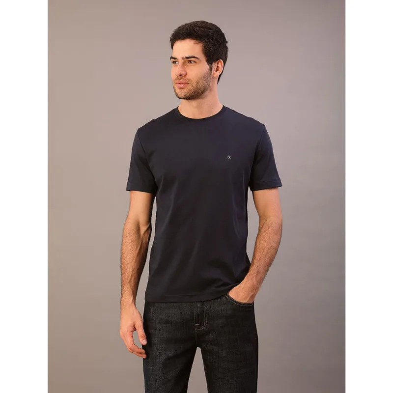 Camiseta Masculina Pima Calvin Klein - Marinho Camiseta Masculina Pima Calvin Klein Marinho g