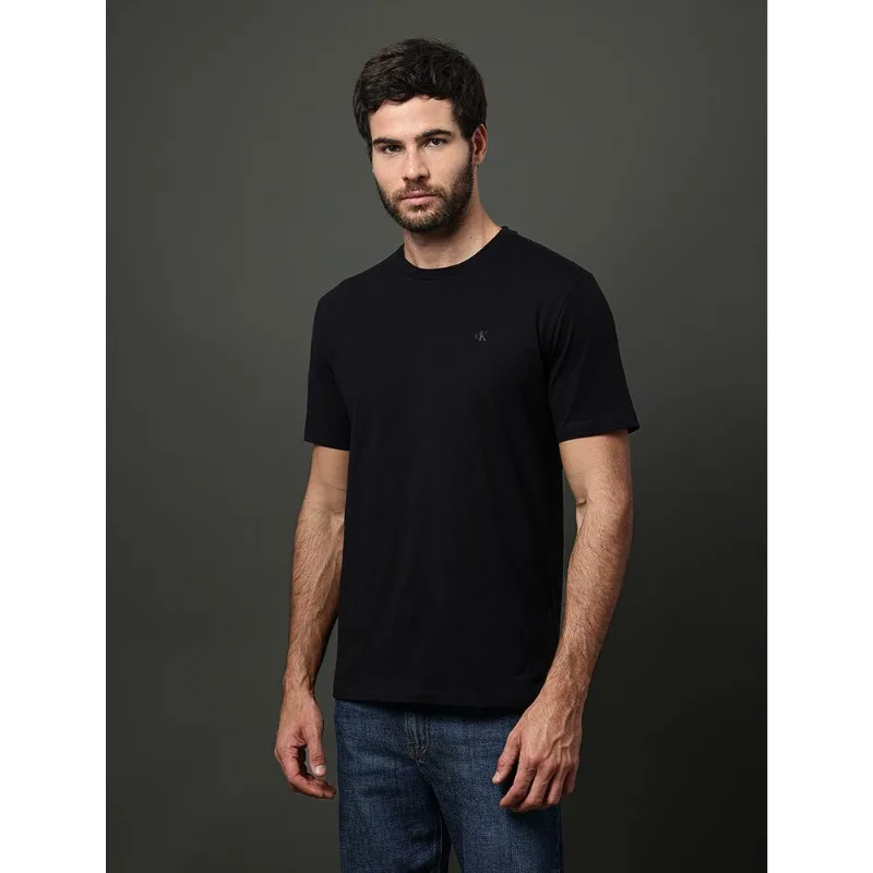 Camiseta Masculina Pima Calvin Klein Jeans - Preto Camiseta Masculina Pima Calvin Klein Jeans Preto Ggg