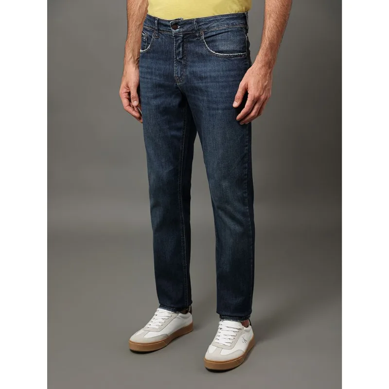 Calça Jeans Masculina Skinny Controle Térmico Calvin Klein Jeans - Marinho Calça Jeans Masculina Skinny Controle Térmico Calvin Klein Jeans Marinho 42