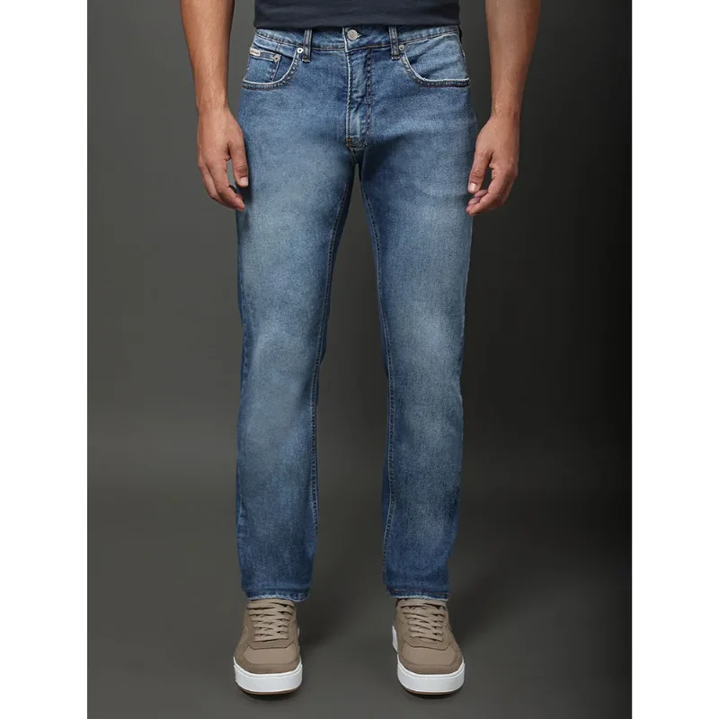 Calça Jeans Masculina Skinny Controle Térmico Calvin Klein Jeans - Azul Médio Calça Jeans Masculina Skinny Controle Térmico Calvin Klein Jeans Azul Médio 38