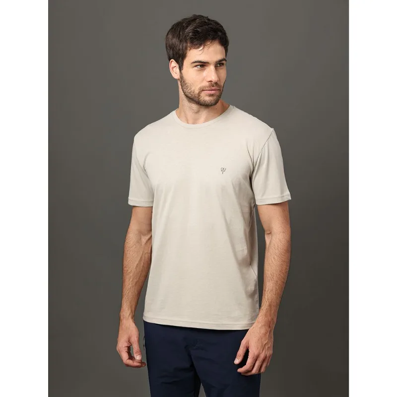 Camiseta Masculina Ômega Peito Calvin Klein Jeans - Caqui Claro Camiseta Masculina Ômega Peito Calvin Klein Jeans Caqui Claro Gg