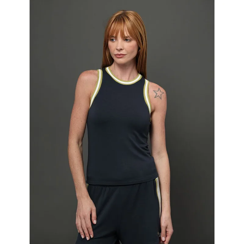 Regata Feminina Retilínea em Contraste Calvin Klein Jeans - Marinho Regata Feminina Retilínea em Contraste Calvin Klein Jeans Marinho p
