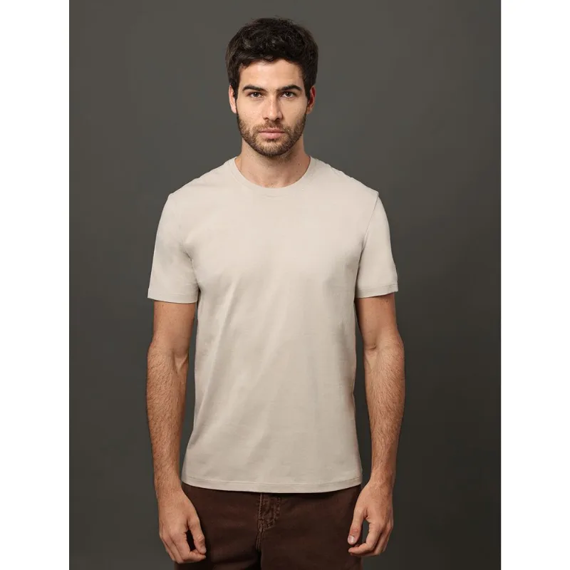Camiseta Masculina Patch Manga Calvin Klein Jeans - Caqui Claro Camiseta Masculina Patch Manga Calvin Klein Jeans Caqui Claro Gg
