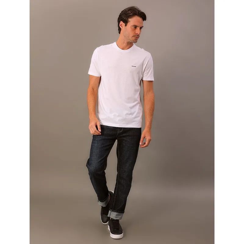 Calça Jeans Straight 5 Pockets - Marinho Calça Jeans Straight 5 Pockets Marinho 42