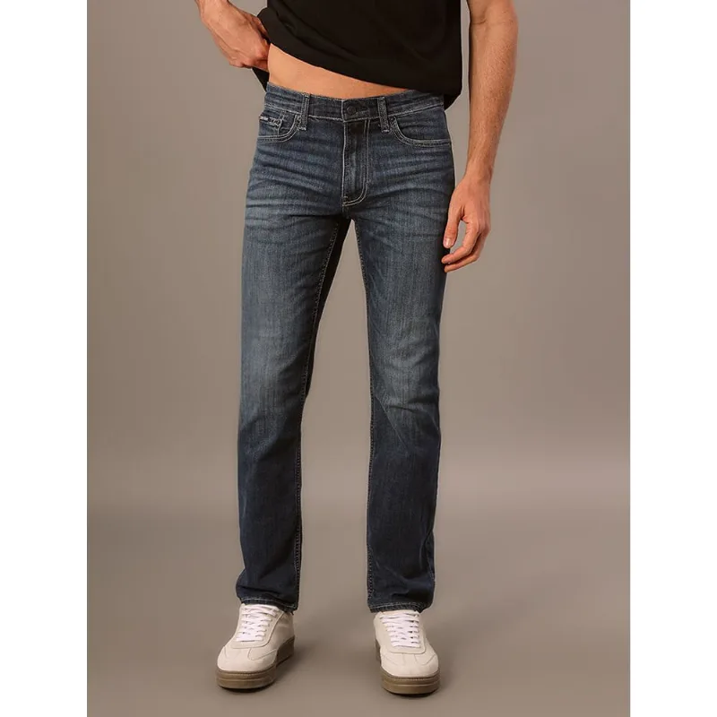 Calça Jeans Slim Five Pockets - Azul Escuro Calça Jeans Slim Five Pockets Azul Escuro 42