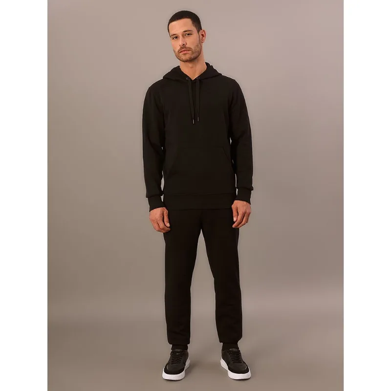 Casaco de Moletom Mas Calvin Klein Bordado-Capuz - Preto Casaco de Moletom Mas Calvin Klein Bordado-Capuz Preto Gg