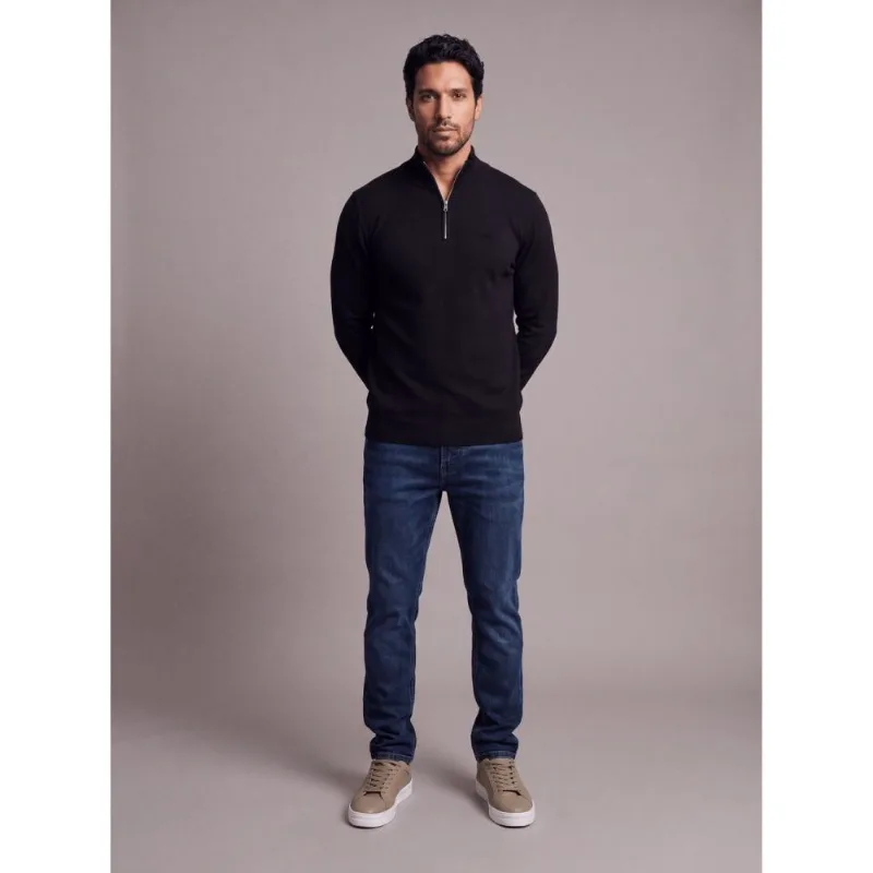 Suéter Tricô Masculino Cks Meio Zíper - Preto Suéter Tricô Masculino Cks Meio Zíper Preto m