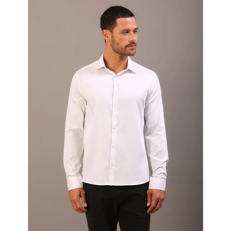 Camisa Manga Longa Slim Fio 60 - Branco Camisa Manga Longa Slim Fio 60 Branco 5