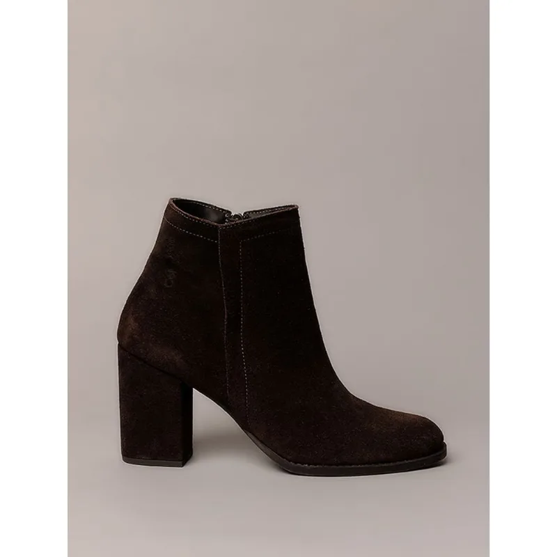 Bota Calvin Klein Feminina Salto - Cafe Bota Calvin Klein Feminina Salto Cafe 40
