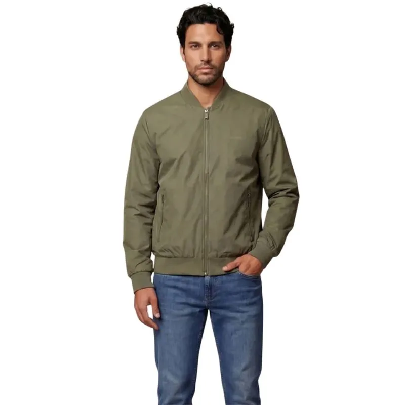 Jaqueta Calvin Klein Bomber Slim Verde Oliva Masculina M / Verde