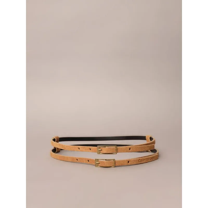 Cinto Duplo Calvin Klein Jeans - Havana Cinto Duplo Calvin Klein Jeans Havana p