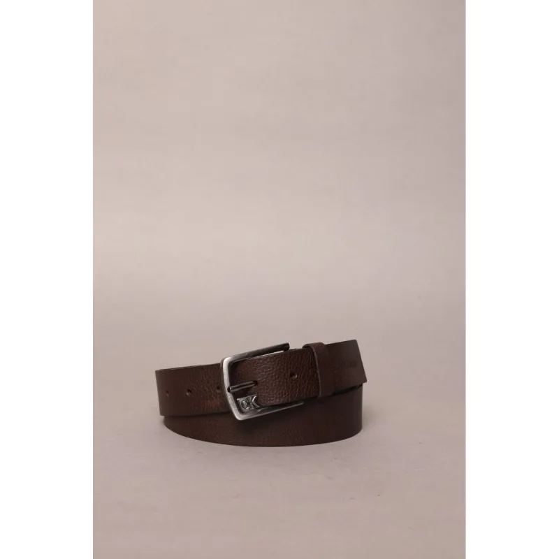 Cinto Calvin Klein Jeans Fivela Quadrada Calvin Klein - Cafe Cinto Calvin Klein Jeans Fivela Quadrada Calvin Klein Cafe 80