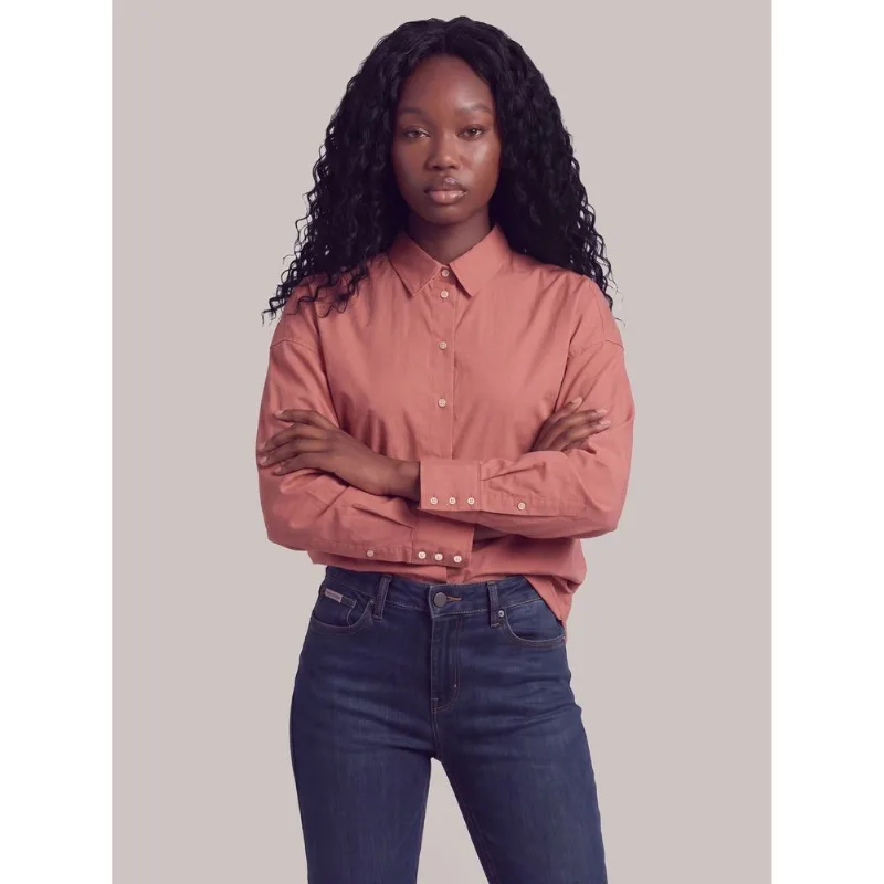 Camisa Manga Longa Com Vista Nas Costas - Blush Camisa Manga Longa Com Vista Nas Costas Blush 44