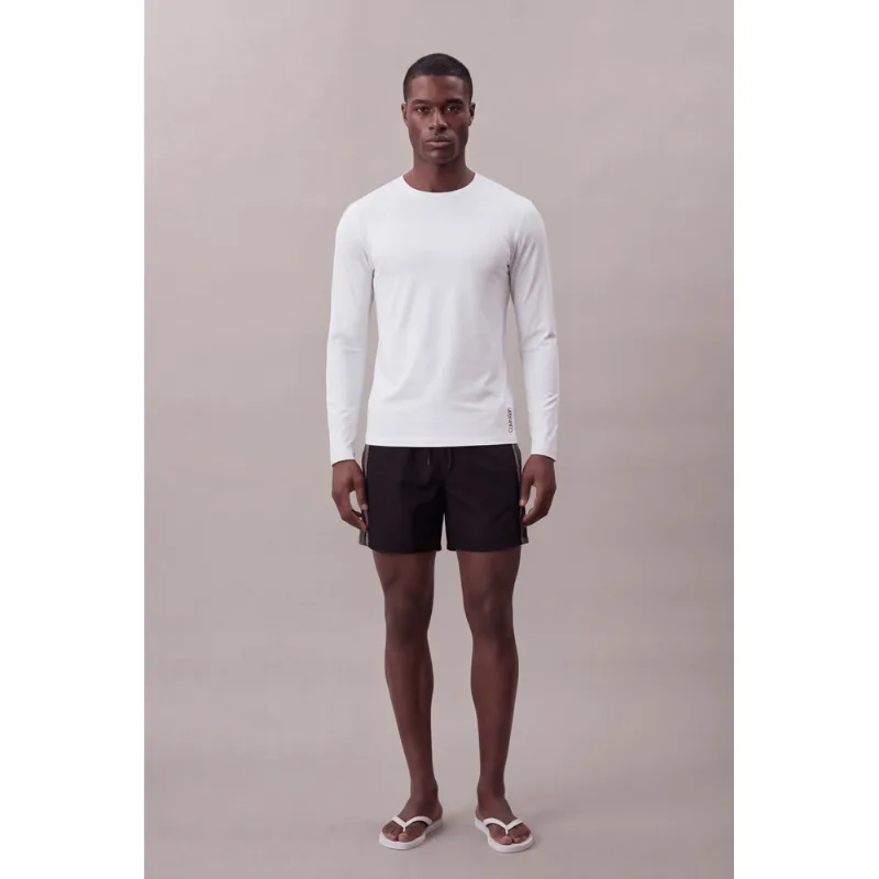 Camiseta Manga Longa Swimwear Masculino Uv - Branco Camiseta Manga Longa Swimwear Masculino Uv Branco Pp