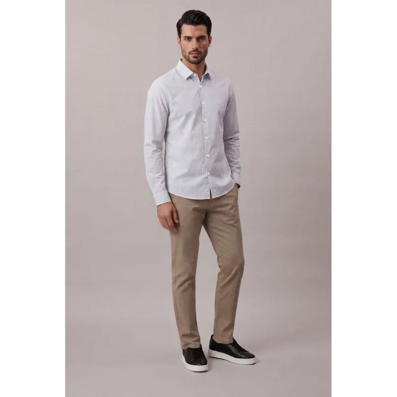Camisa Manga Longa Slim Fio 60 - Branco Camisa Manga Longa Slim Fio 60 Branco 2