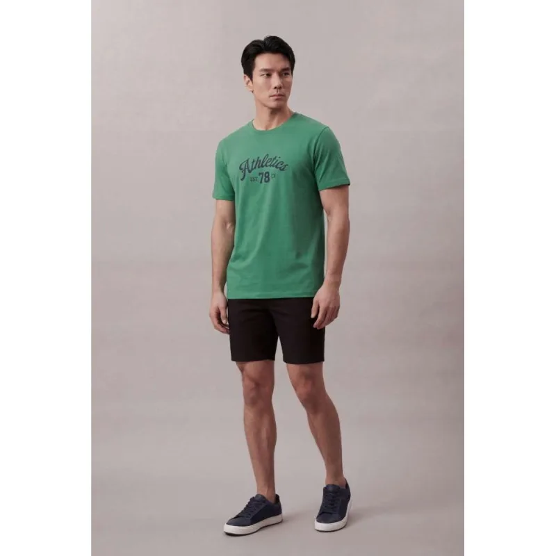 Camiseta Manga Curta Calvin Klein Jeans Masculino Athletics Estampa 78 - Verde Camiseta Manga Curta Calvin Klein Jeans Masculino Athletics Estampa 78 Verde g