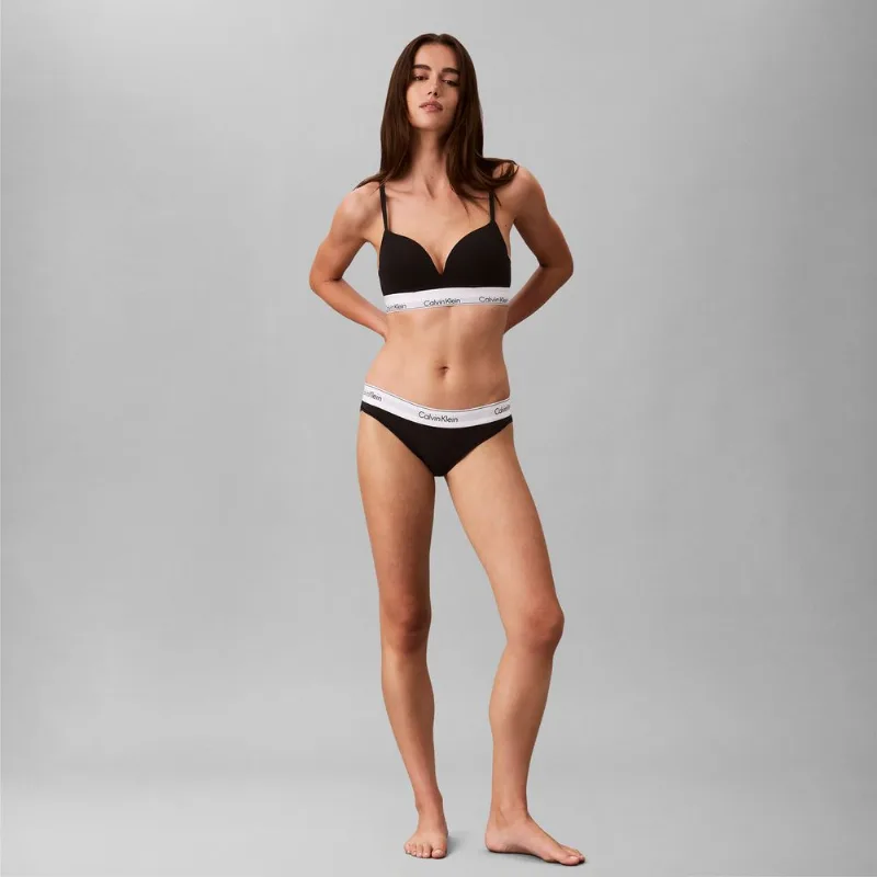 Sutiã Push Up Plunge Icon Cotton Modal - Preto Sutiã Push Up Plunge Icon Cotton Modal Preto m