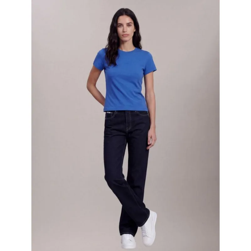 Calça Jeans Straight 5 Pockets - Marinho Calça Jeans Straight 5 Pockets Marinho 36