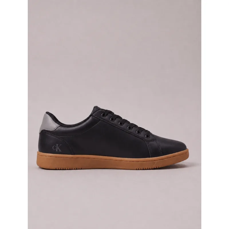 Tênis Calvin Klein Jeans Slim New Basic - Preto/Cinza Medio Tênis Calvin Klein Jeans Slim New Basic Preto/Cinza Medio 42
