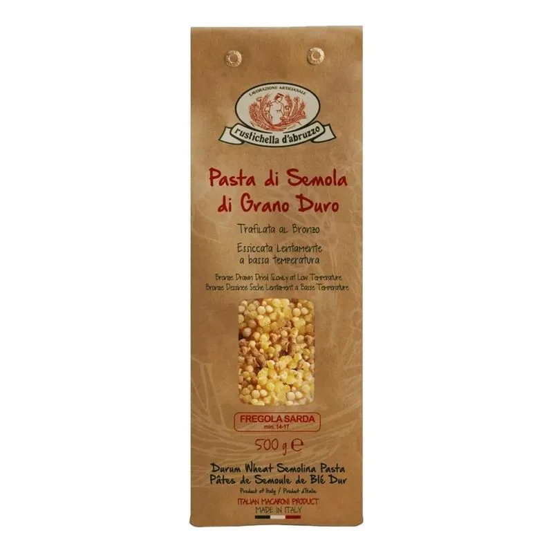 Macarrão Italiano Rustichella Fregola Sarda Tostada 500g