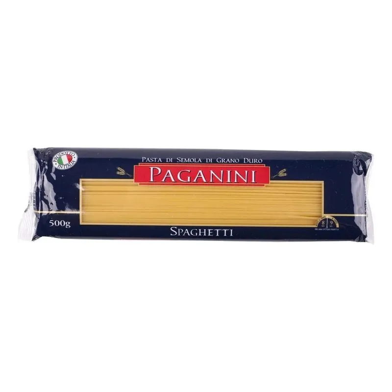 Macarrão De Sêmola Grano Duro Spaghetti Paganini Pacote 500g