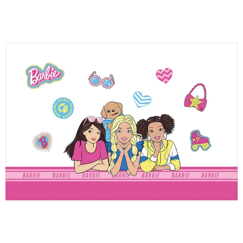 Kit Toalha para Lancheira Infantil Döhler Barbie 2 peças